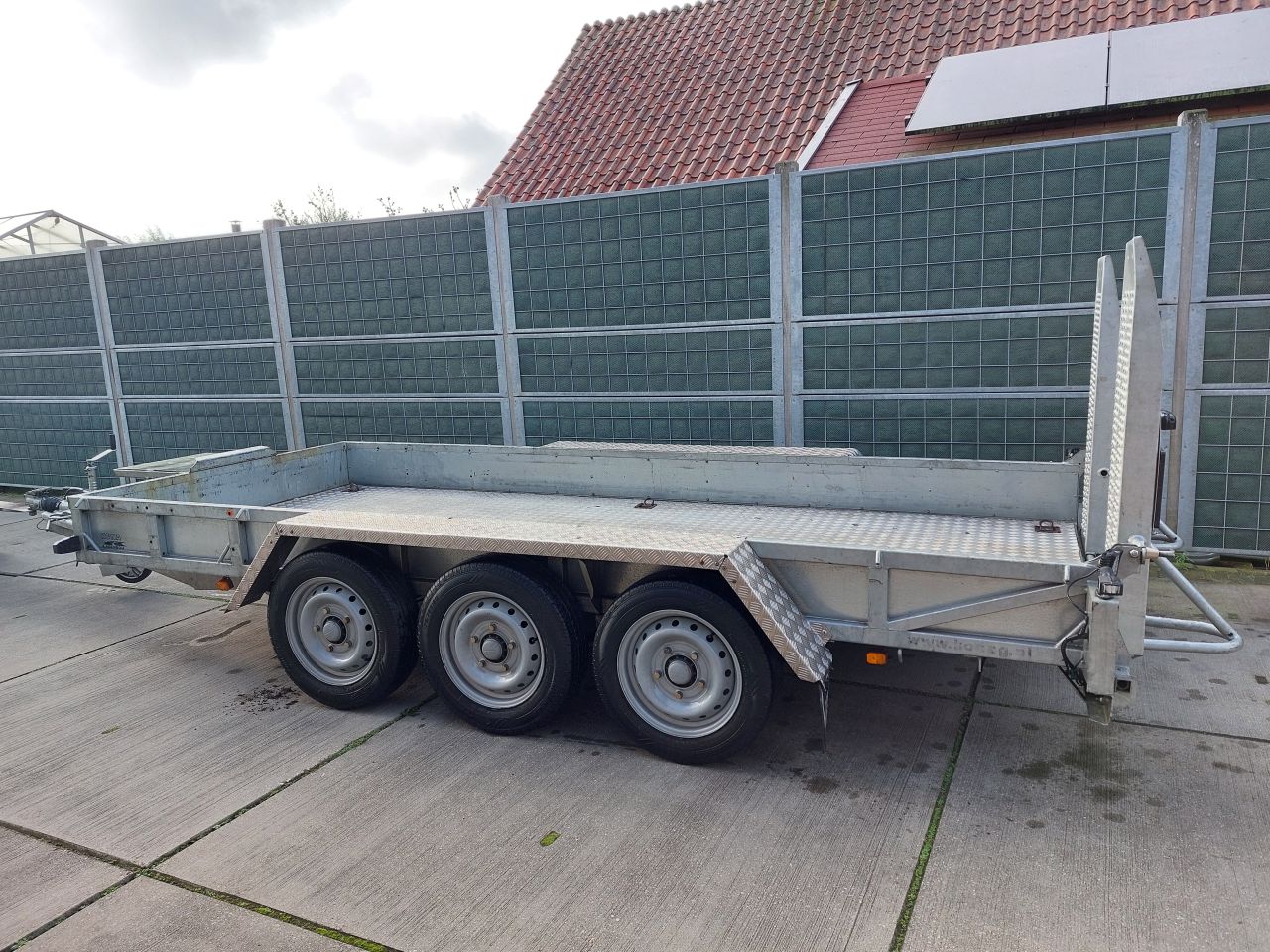 Ifor Williams 3 asser machinetransporter 2024