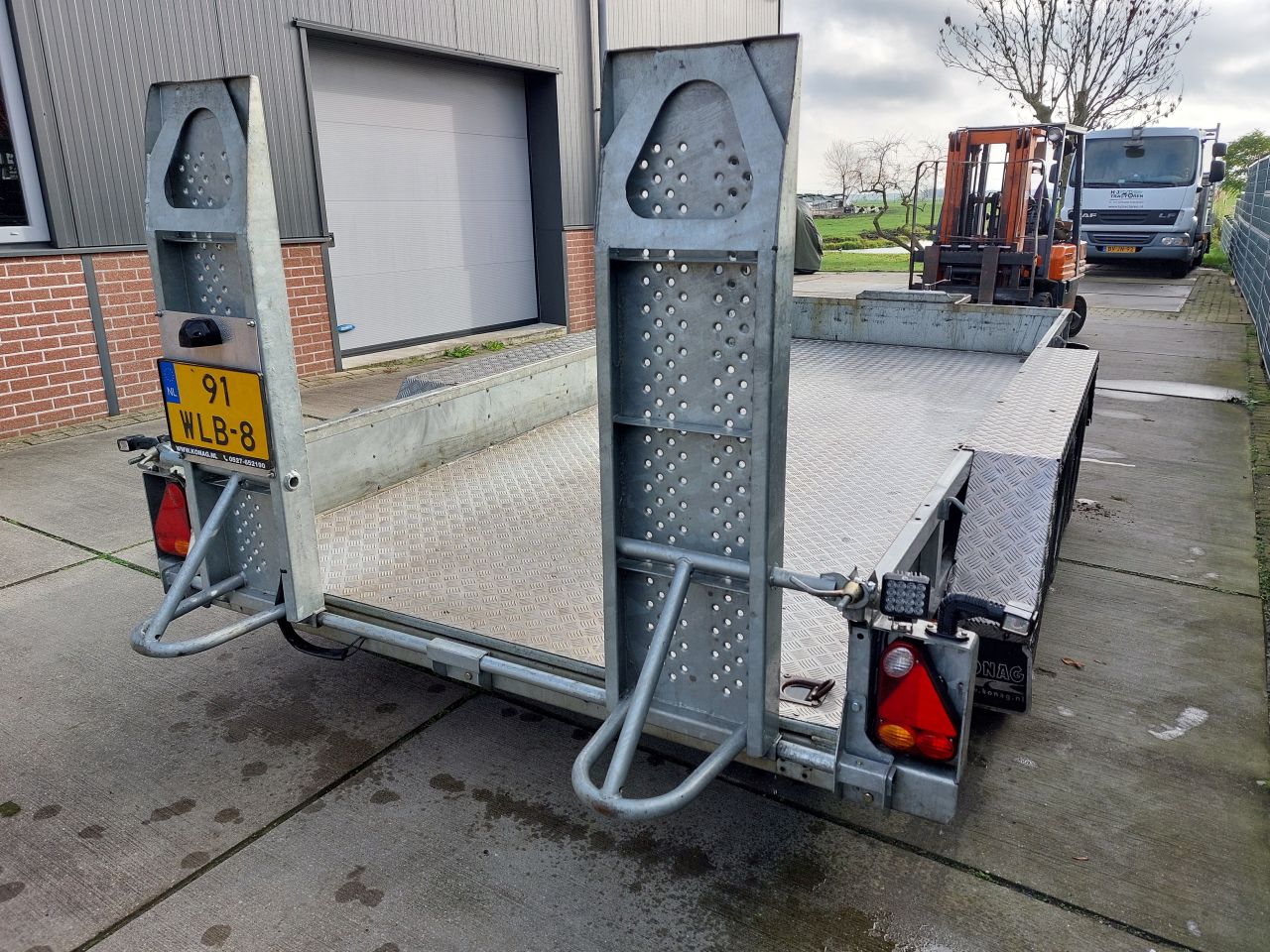 Ifor Williams 3 asser machinetransporter 2024