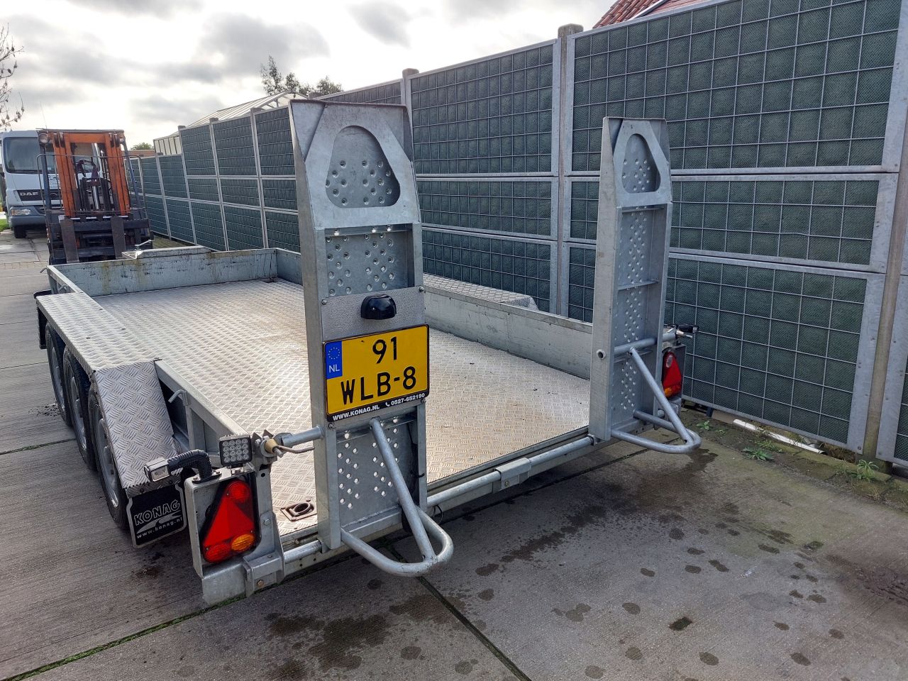 Ifor Williams 3 asser machinetransporter 2024