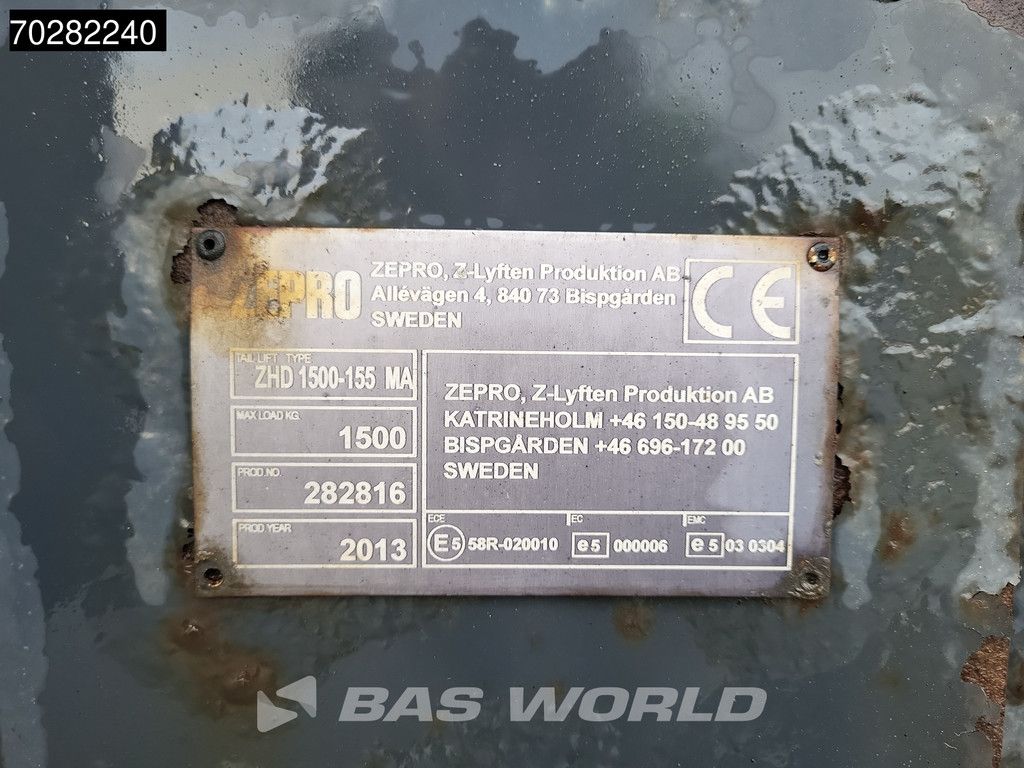 Mercedes Atego Atego 1324 4X2 Thermo King T-1200R 1500kg Ladebordwand Automatic Euro 6