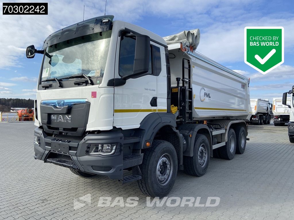MAN TGS 41.400 8X4 20m3 KH Kipper Tarpaulin Automatic Big-Axle EURO 2
