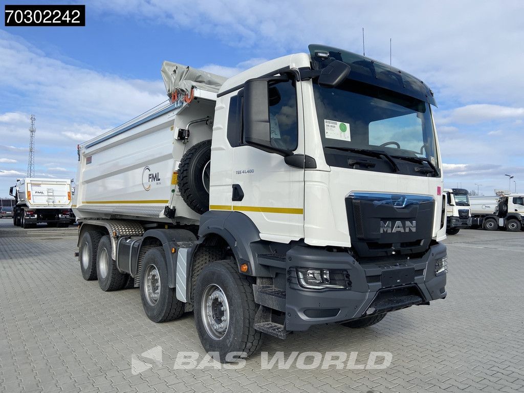MAN TGS 41.400 8X4 20m3 KH Kipper Tarpaulin Automatic Big-Axle EURO 2