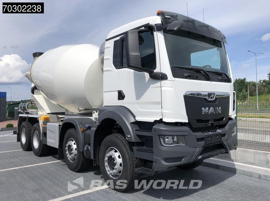 MAN TGS 41.400 8X4 10m3 FML mixer Steelsuspension Manual Airco EURO 2