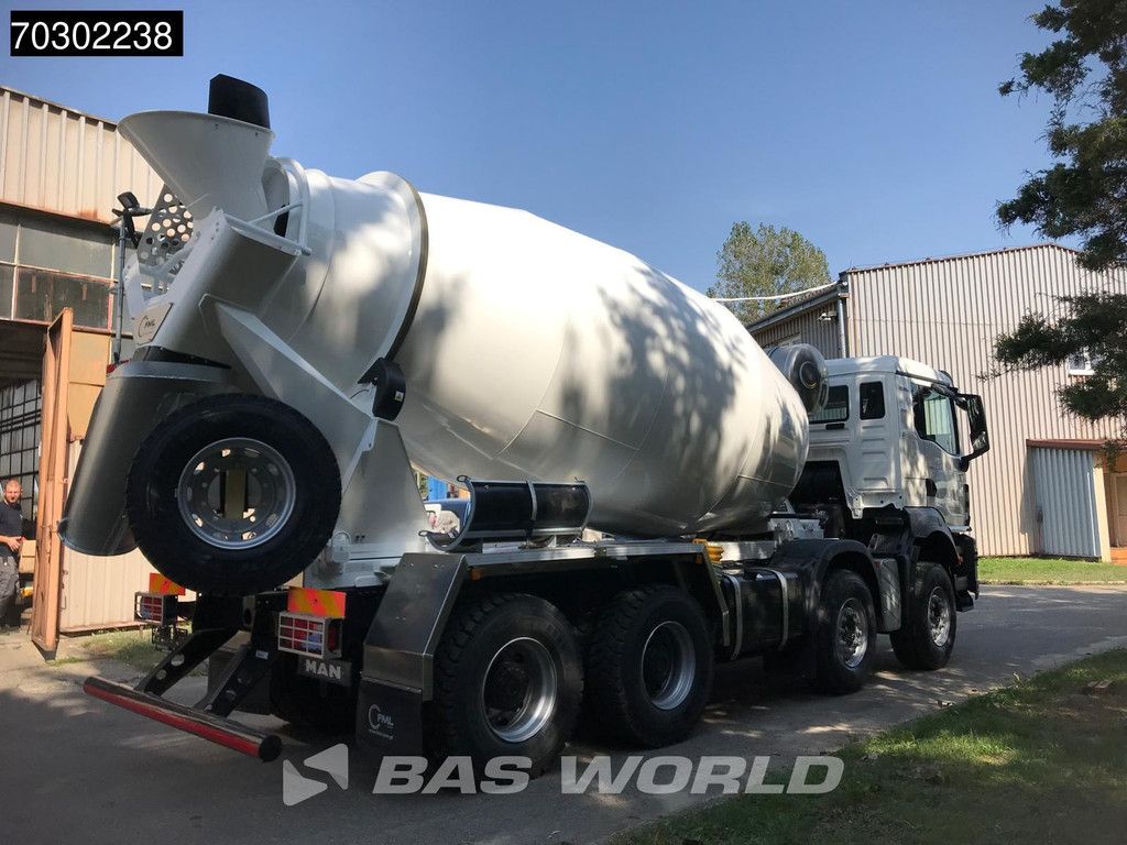 MAN TGS 41.400 8X4 10m3 FML mixer Steelsuspension Manual Airco EURO 2