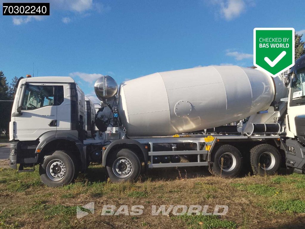 MAN TGS 41.400 8X4 12m3 FML mixer Steelsuspension Manual Airco EURO 2