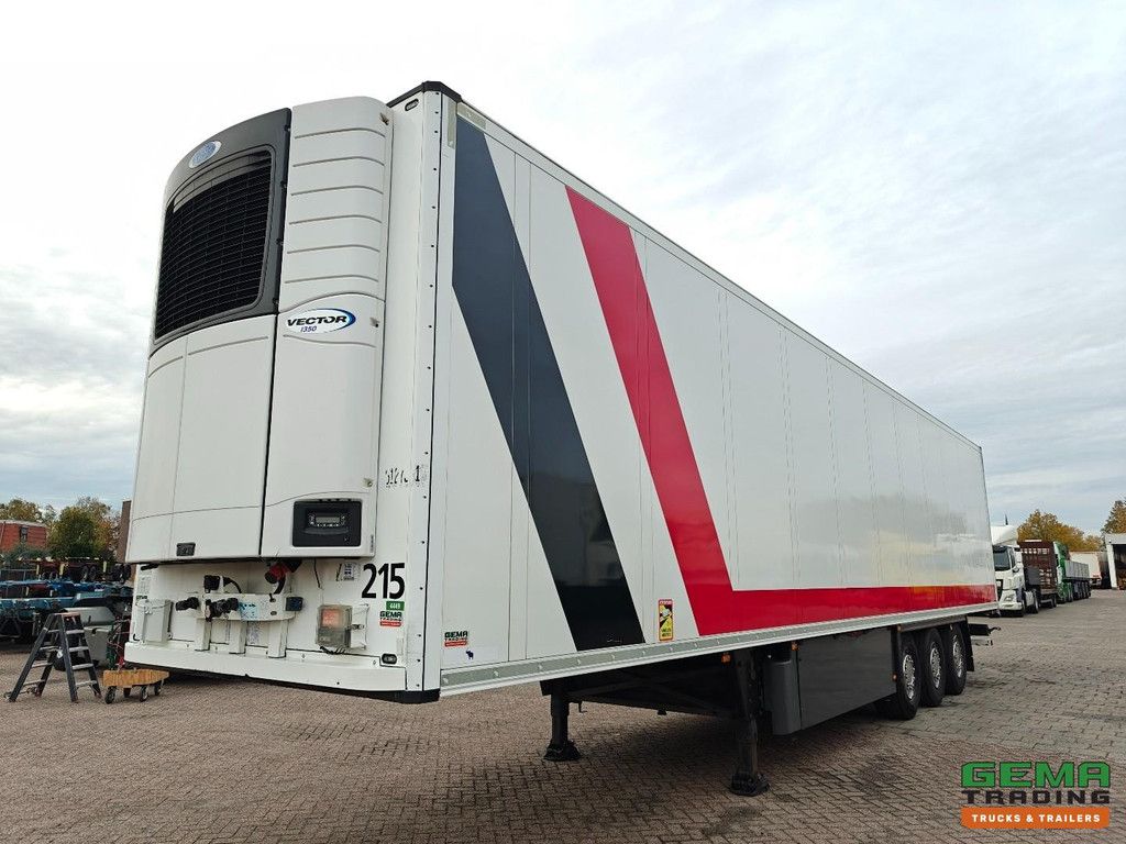Schmitz Cargobull SCB S3B schmitz 3-achs-lkw – scheibenbremsen – kühltransporte – carrier vector 1350 – 2919 betriebsstunden! – palettenboxen
