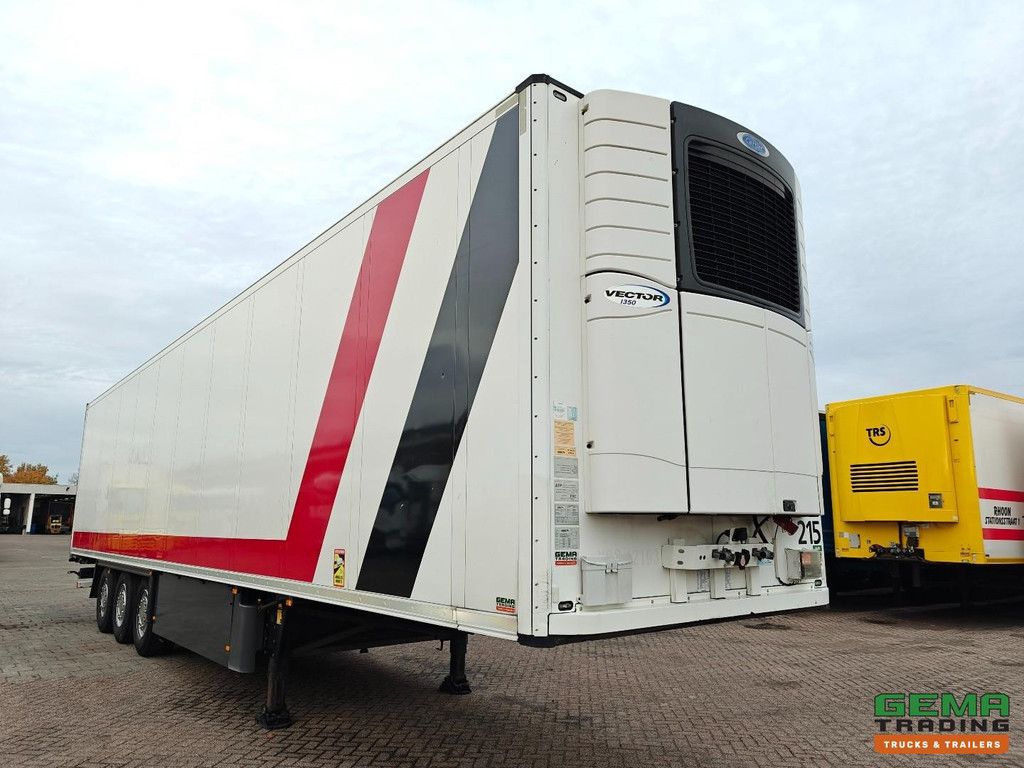 Schmitz Cargobull SCB S3B schmitz 3-achs-lkw – scheibenbremsen – kühltransporte – carrier vector 1350 – 2919 betriebsstunden! – palettenboxen