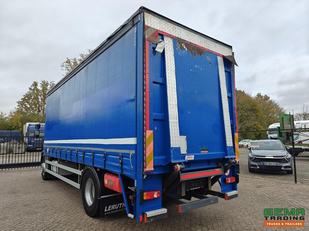 DAF FA LF280 4x2 Daycab Euro 6 - 6 cylinder - 7.5 m sliding tarpaulin + 2500 kg tail lift - HH floor