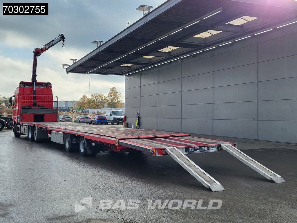 DAF XF XF 440 6X2 NL-Truck Transporter APK HMF 900-K2 crane Winch Lift-Lenkachse Euro 6