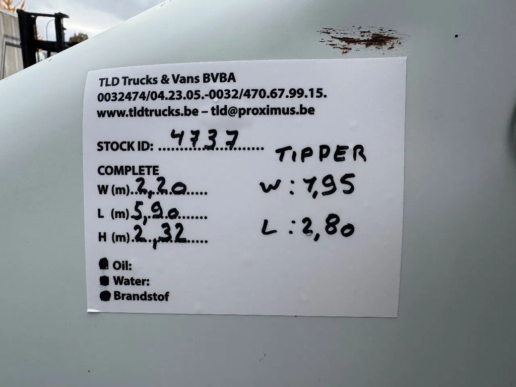 Iveco Daily **35C12-TIPPER-KIPPER**