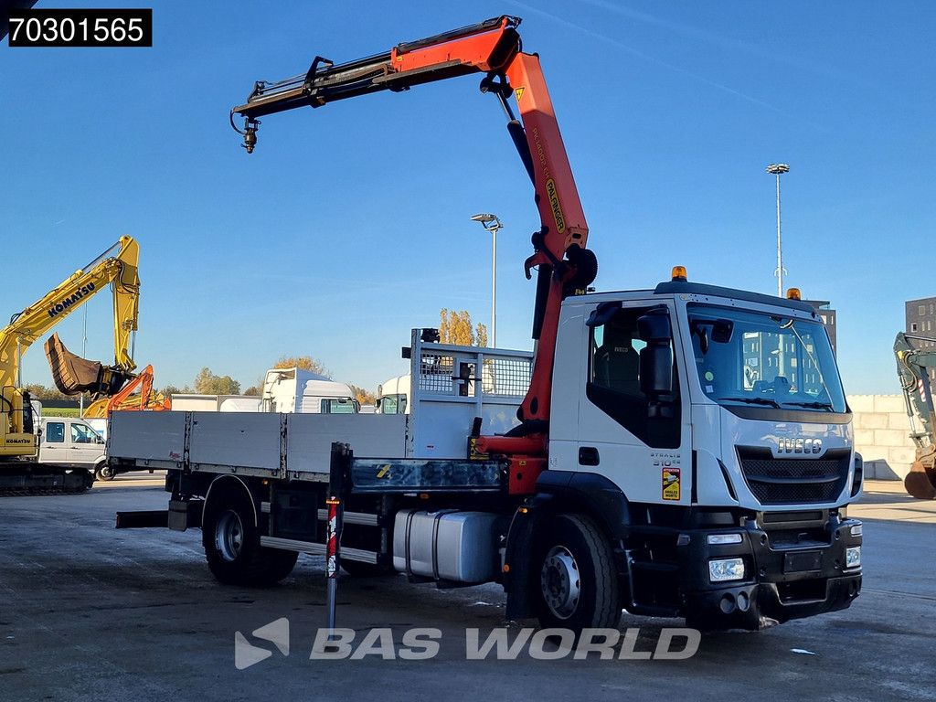 Iveco Stralis 310 4X2 Palfinger PK14002 EH Kran Crane Steel suspension Euro 6
