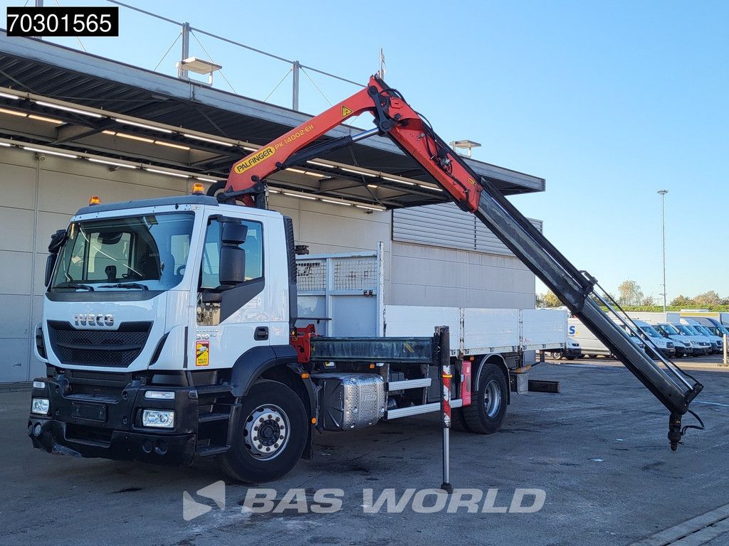 Iveco Stralis 310 4X2 Palfinger PK14002 EH Kran Crane Steel suspension Euro 6