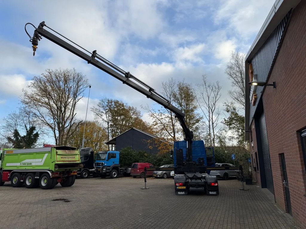 DAF XF 440 6X2 HIAB 19 ton/meter kraan Schuifschotel EURO 6 APK 05/2026