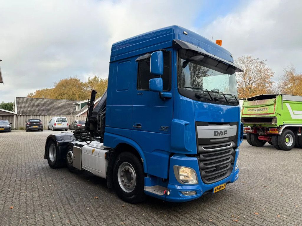 DAF XF 440 6X2 HIAB 19 ton/meter kraan Schuifschotel EURO 6 APK 05/2026