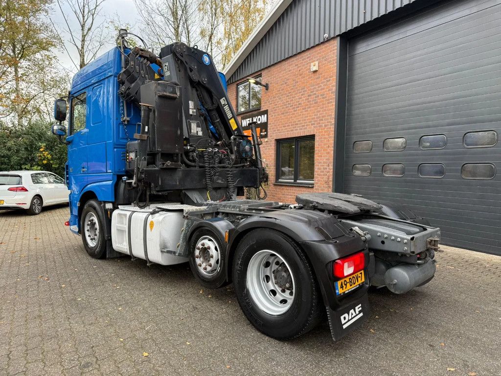 DAF XF 440 6X2 HIAB 19 ton/meter kraan Schuifschotel EURO 6 APK 05/2026