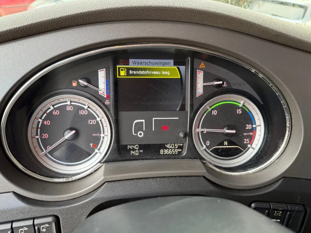 DAF XF 440 6X2 HIAB 19 ton/meter kraan Schuifschotel EURO 6 APK 05/2026