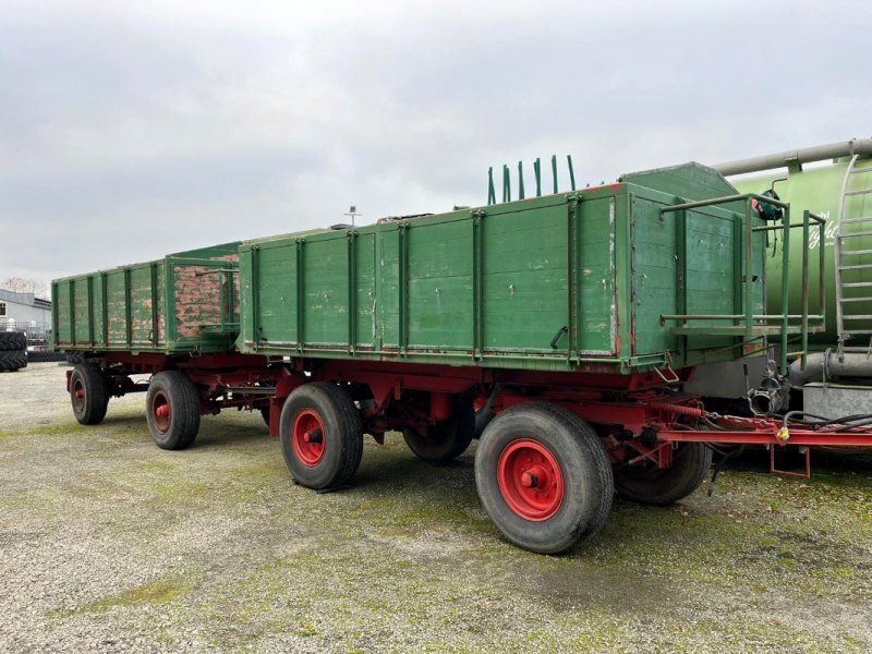 MELLE 14 to. Zweiseitenkipper Gespann Zug Kipper Anhänger Rollpl