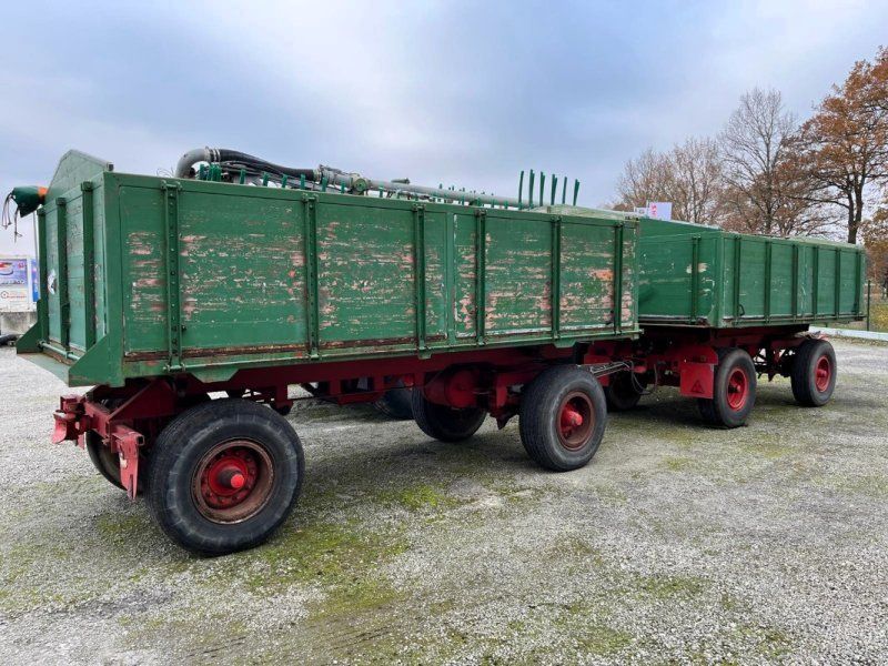 MELLE 14 to. Zweiseitenkipper Gespann Zug Kipper Anhänger Rollpl