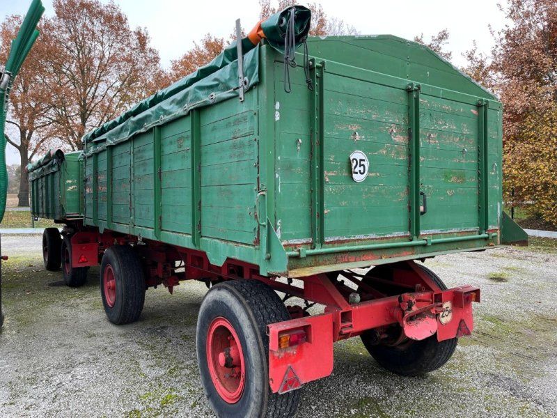 MELLE 14 to. Zweiseitenkipper Gespann Zug Kipper Anhänger Rollpl