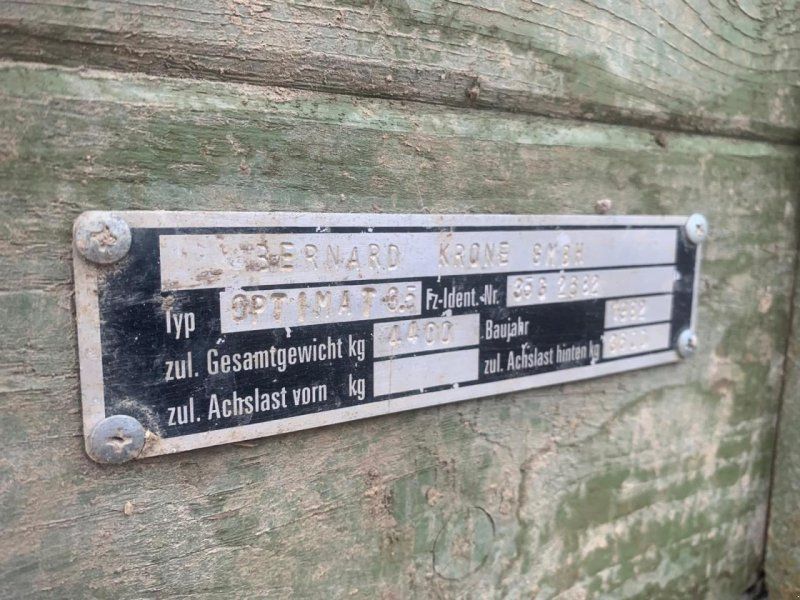 Krone Optimat65 Einachs