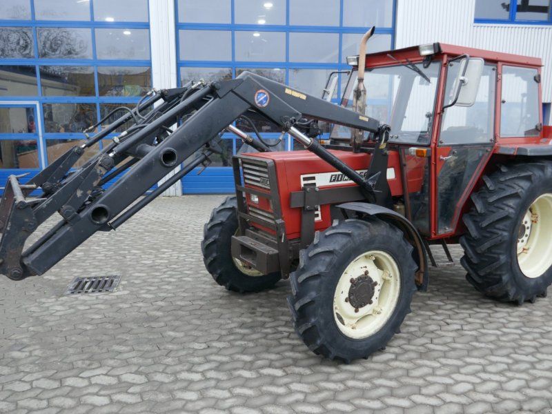 Fiat 566DT Allr. mit Industriefrontlader. Technisch OK!