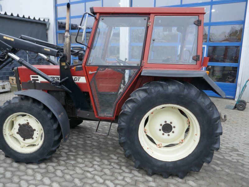 Fiat 566DT Allr. mit Industriefrontlader. Technisch OK!