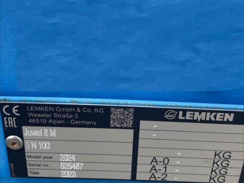 Lemken Juwel 8 M 6 N 100