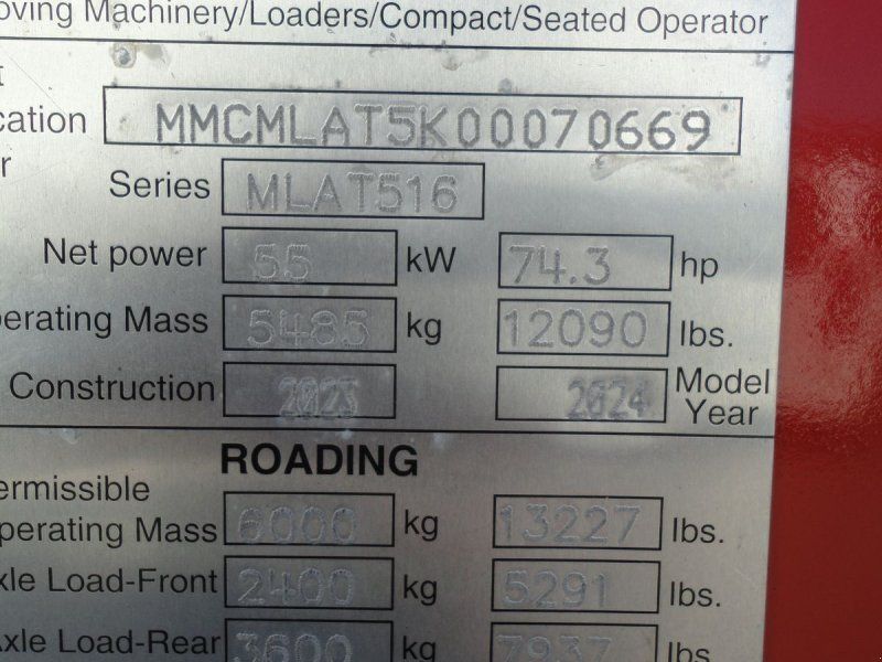 Manitou MLA 516 T