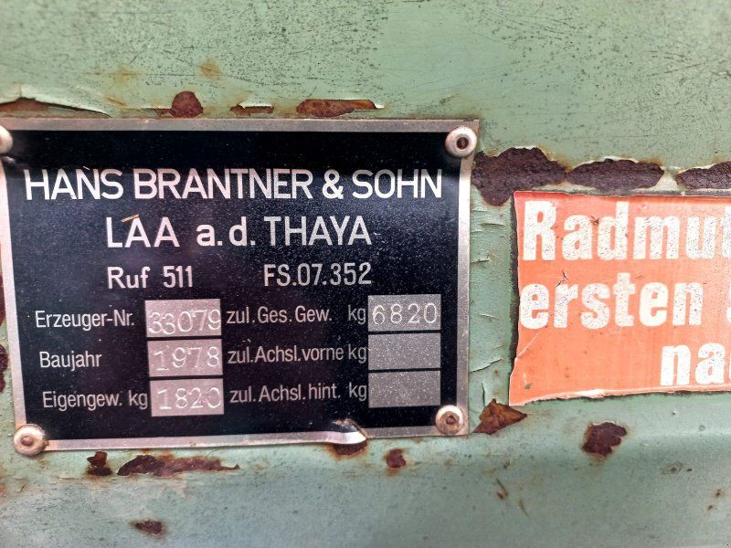 Brantner 2 Achs 5 Tonnen