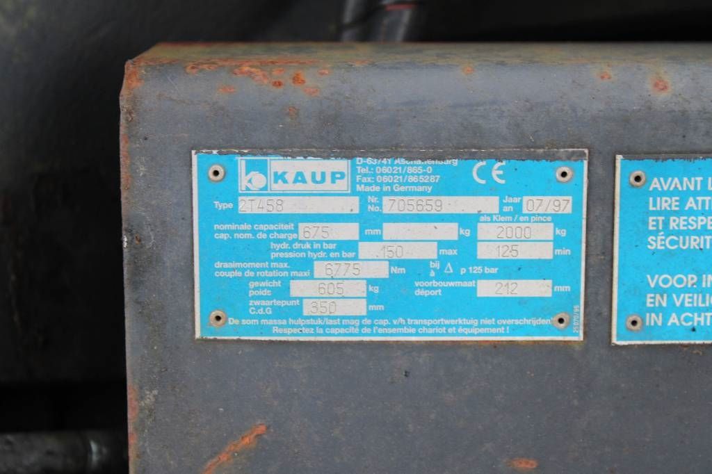 Kaup 2T 458 Balenklem/ rollenklem