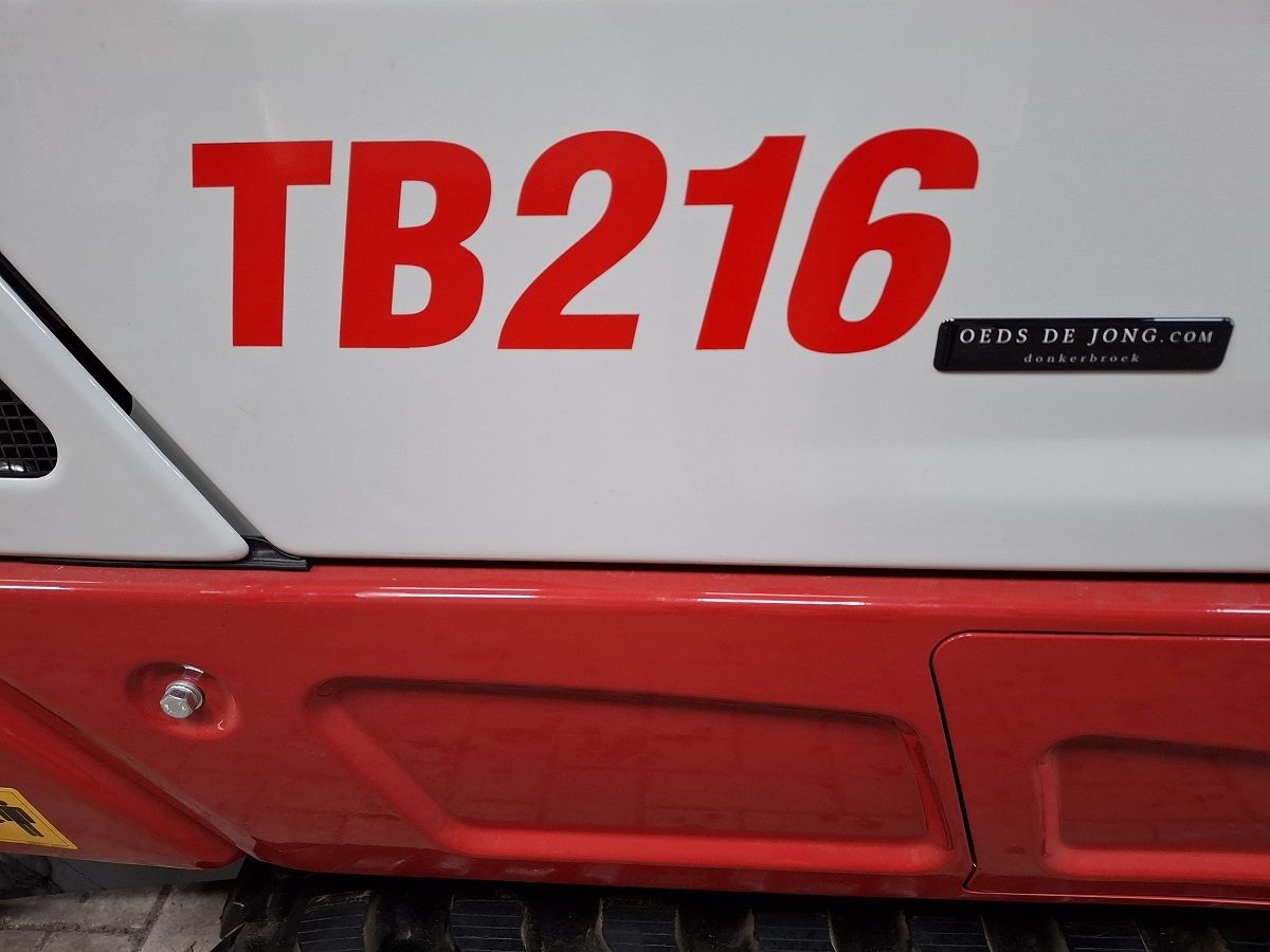 Takeuchi TB216 minigraver, minikraan, BJ2025, Nieuw!