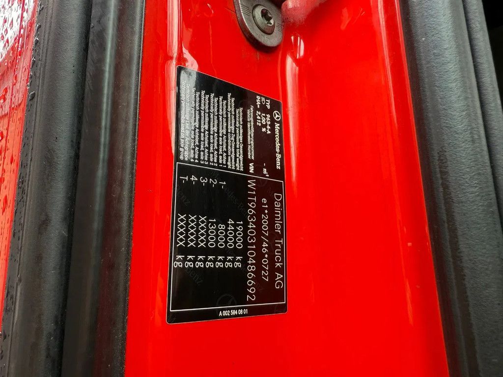 Mercedes-Benz Actros 1948 4X2 Gigaspace Standairco LED Camera's