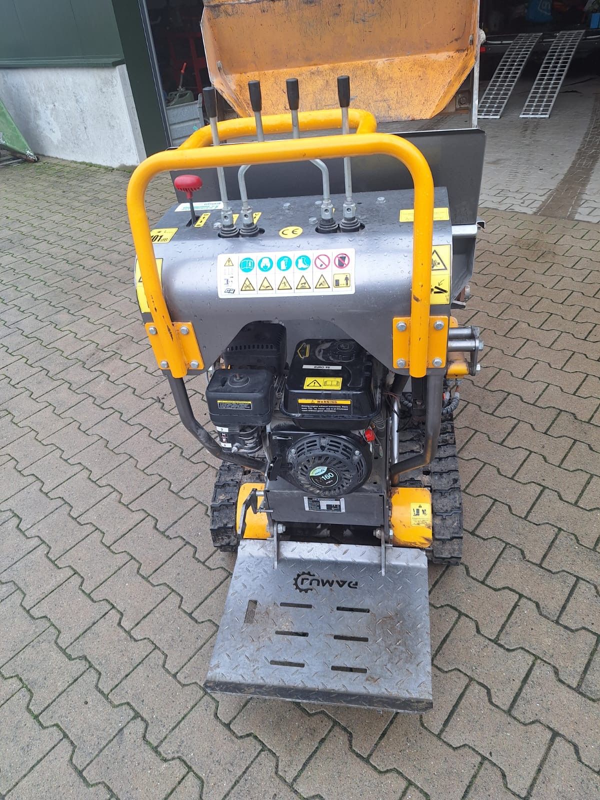 Te koop Lumag rubs dumper 500 kg laad vermogen Duits fabrikaat.