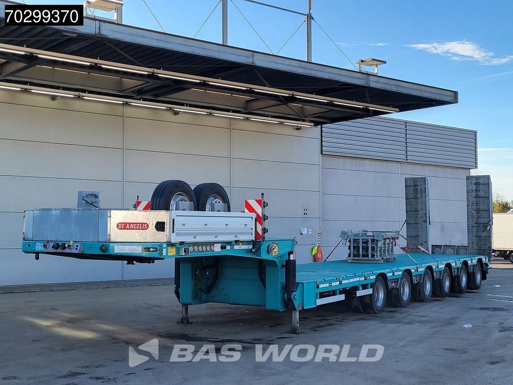 De Angelis 6SA00 Extendable750cm 6xSteeringaxle Hydraulic Neck Ramps