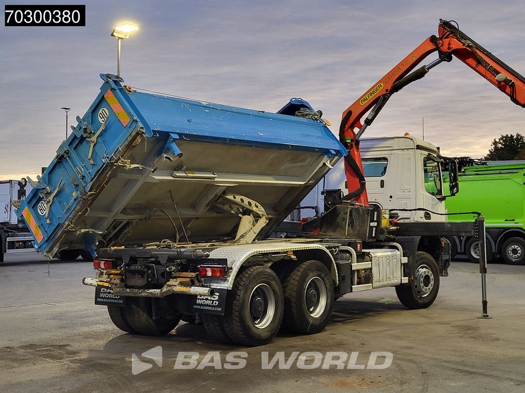 Mercedes Arocs 3343 6X4 Palfinger PK12.501 SLD Kran Crane 7m3 tipper Big-Axle Automatic Euro 6