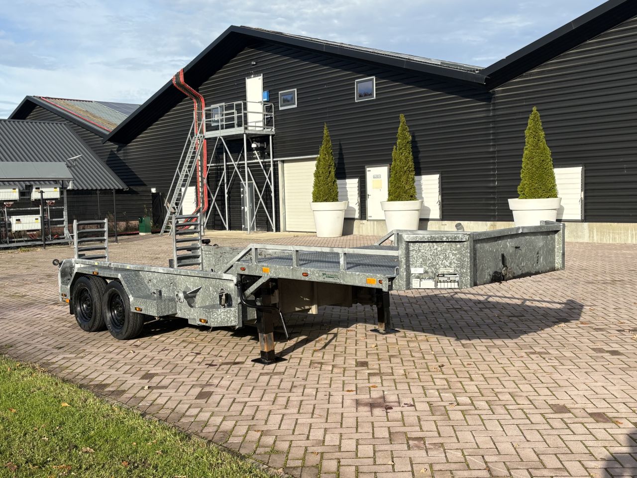 Be oplegger 5750 KG kuip dieplader Veldhuizen