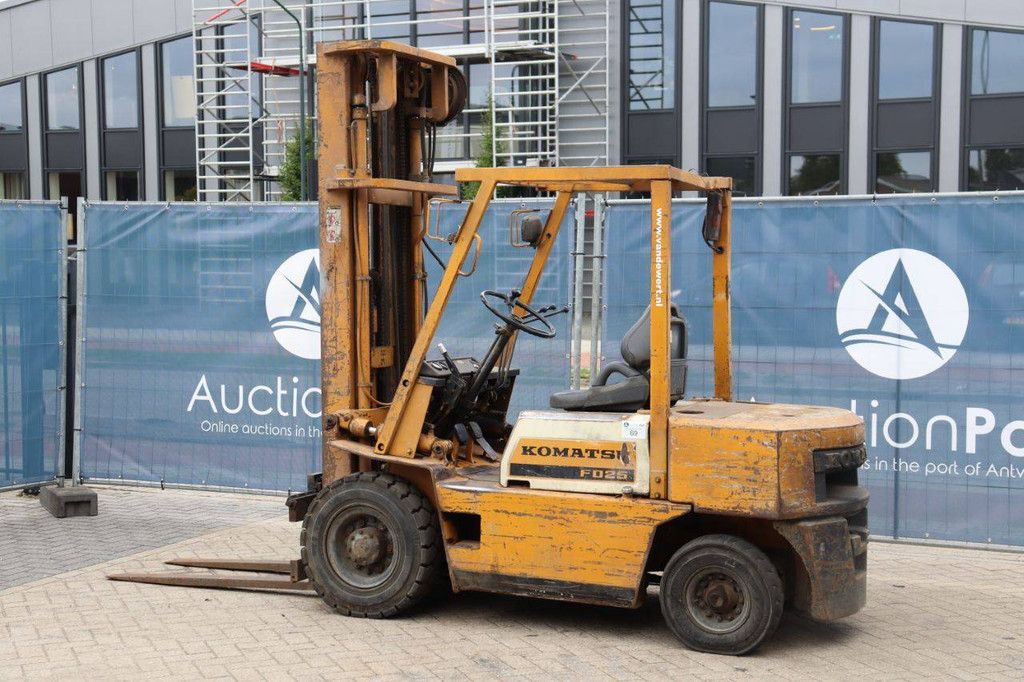 Forklift Komatsu FD-25-8 Diesel 2500kg 1986