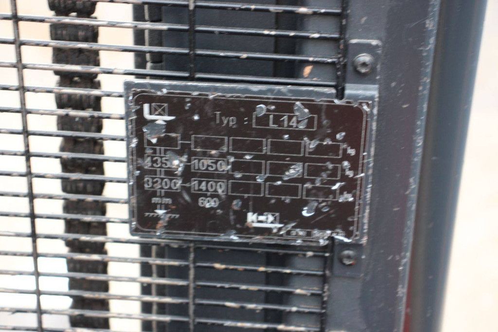 Linde L14 Elektrostapler 1400 kg 2019