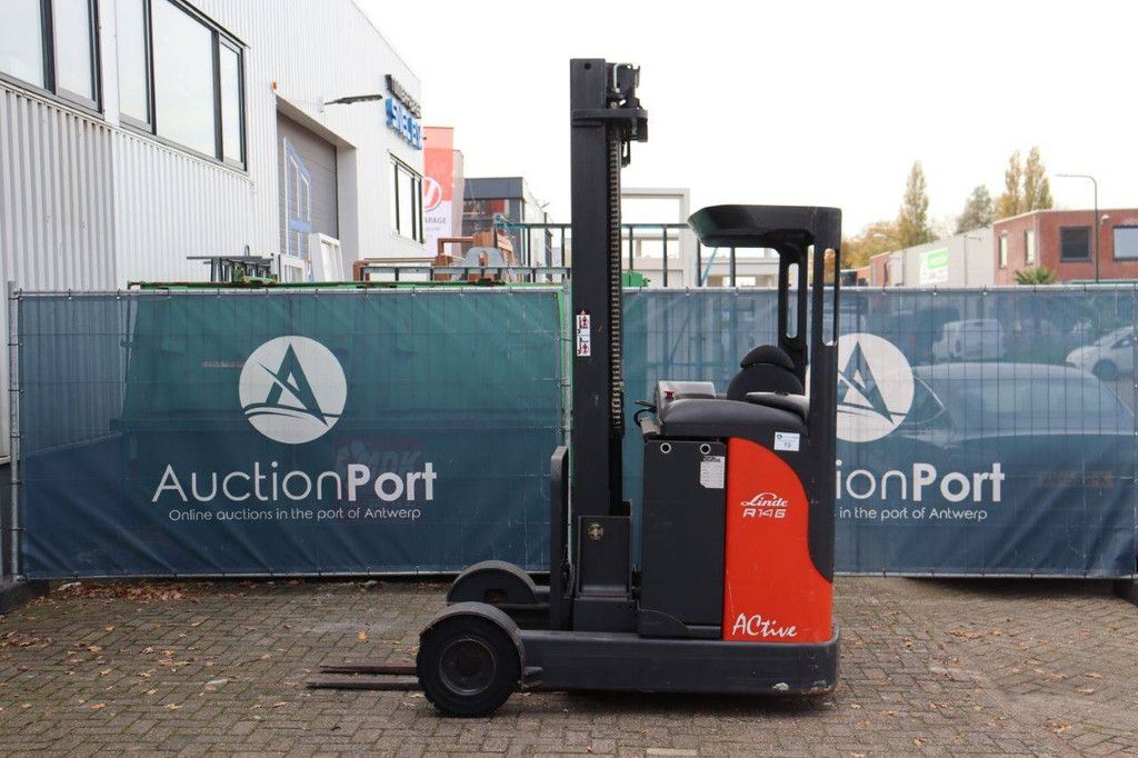 Schubmaststapler Linde R14G-12 Elektro 1400 kg 2010
