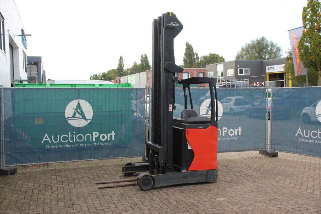 Schubmaststapler Linde R14-01 Elektro 1400 kg 8,6 m 2016