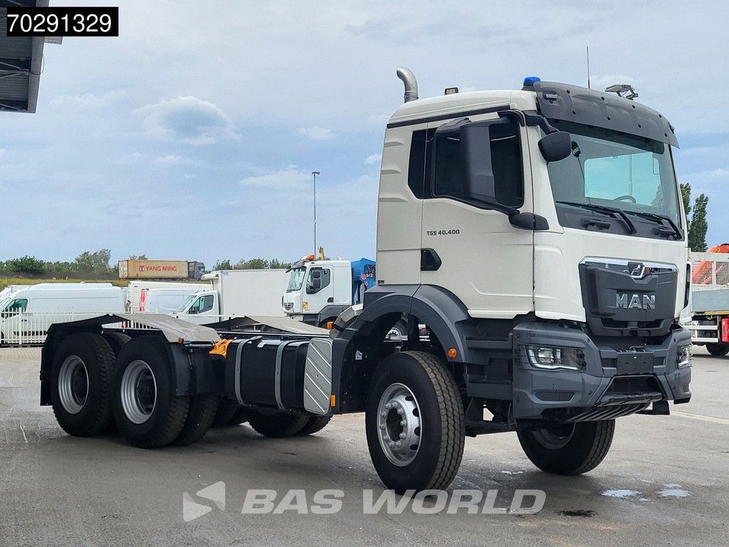 MAN TGS 40.400 6X4 NEW 6x4 chassis PTO Preparation Steelsuspension Big-Axle Automatic Euro 2