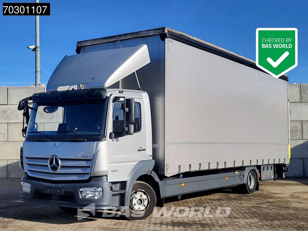 Mercedes Atego 1224 4X2 12tonner 280cm height box 1500kg Ladebordwand Automatic Euro 6