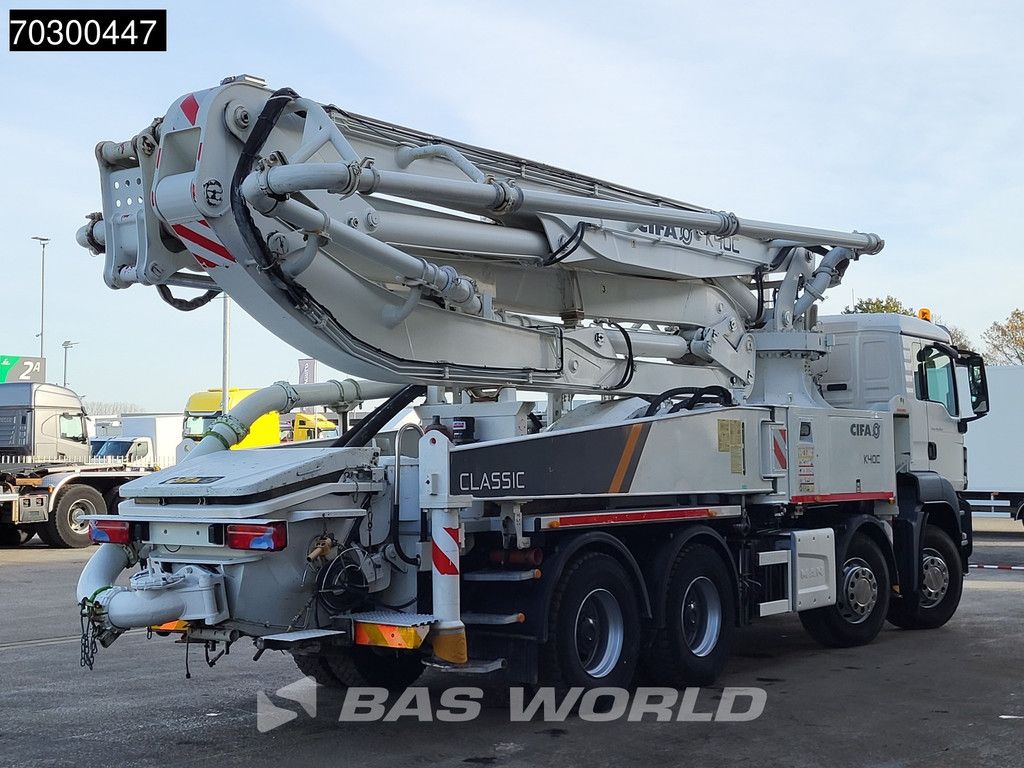MAN TGS 41.460 8X4 CIFA K40C-PU1607 Pump 935hours! Big-Axle Steelsuspension Euro 6