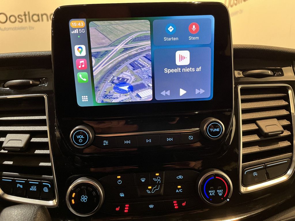 Ford Transit Custom 320 2.0 TDCI L2H1 Active 170 PK Automaat DC Dubbel Cabine / Euro 6 / 2X Schuifdeur / Airco / Cruise Control / Camera / CarPlay / Navigatie / Trekhaak / 52.500 KM !!