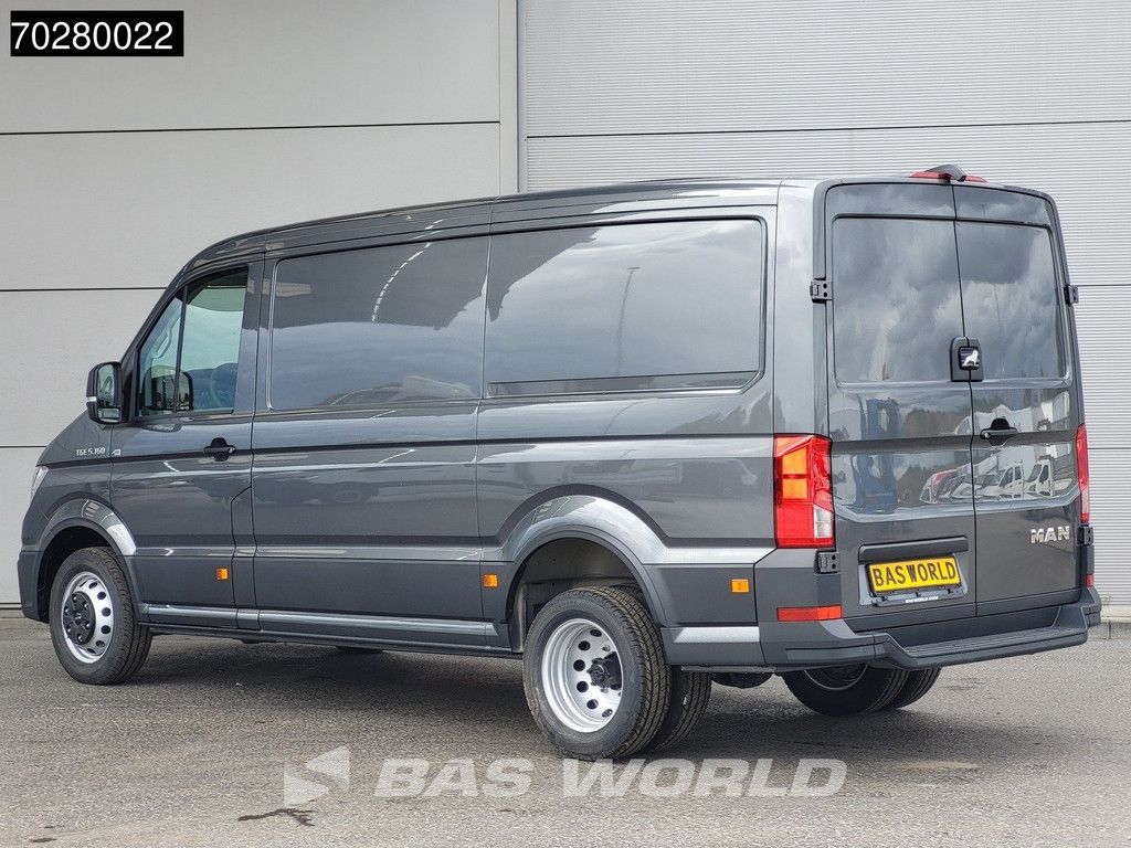 MAN TGE 5.160 Uniek! Dubbellucht 2025-Model Automaat L3H2 Laag Dak ACC Navi LED Airco Camera Parkeersensoren CarPlay Euro6 L2H1 10m3 Klima