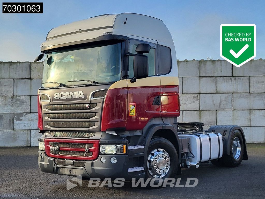 Scania R520 4X2 3-Pedals Retarder PTO 2x Tanks Full-Air Alcoa