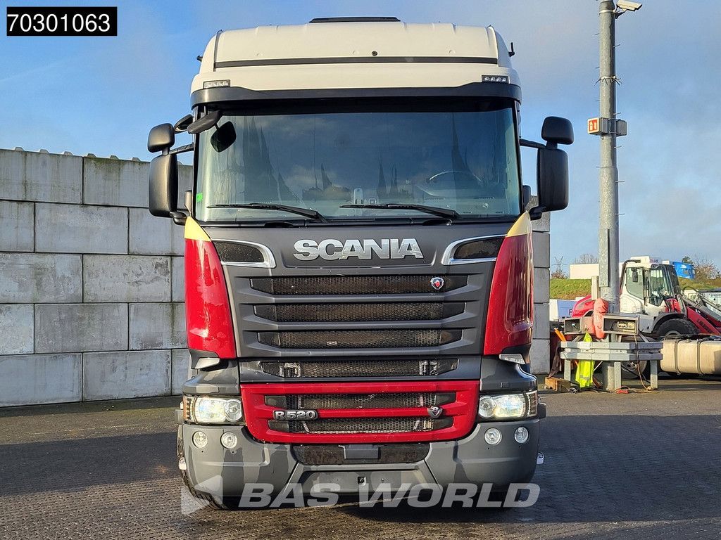Scania R520 4X2 3-Pedals Retarder PTO 2x Tanks Full-Air Alcoa