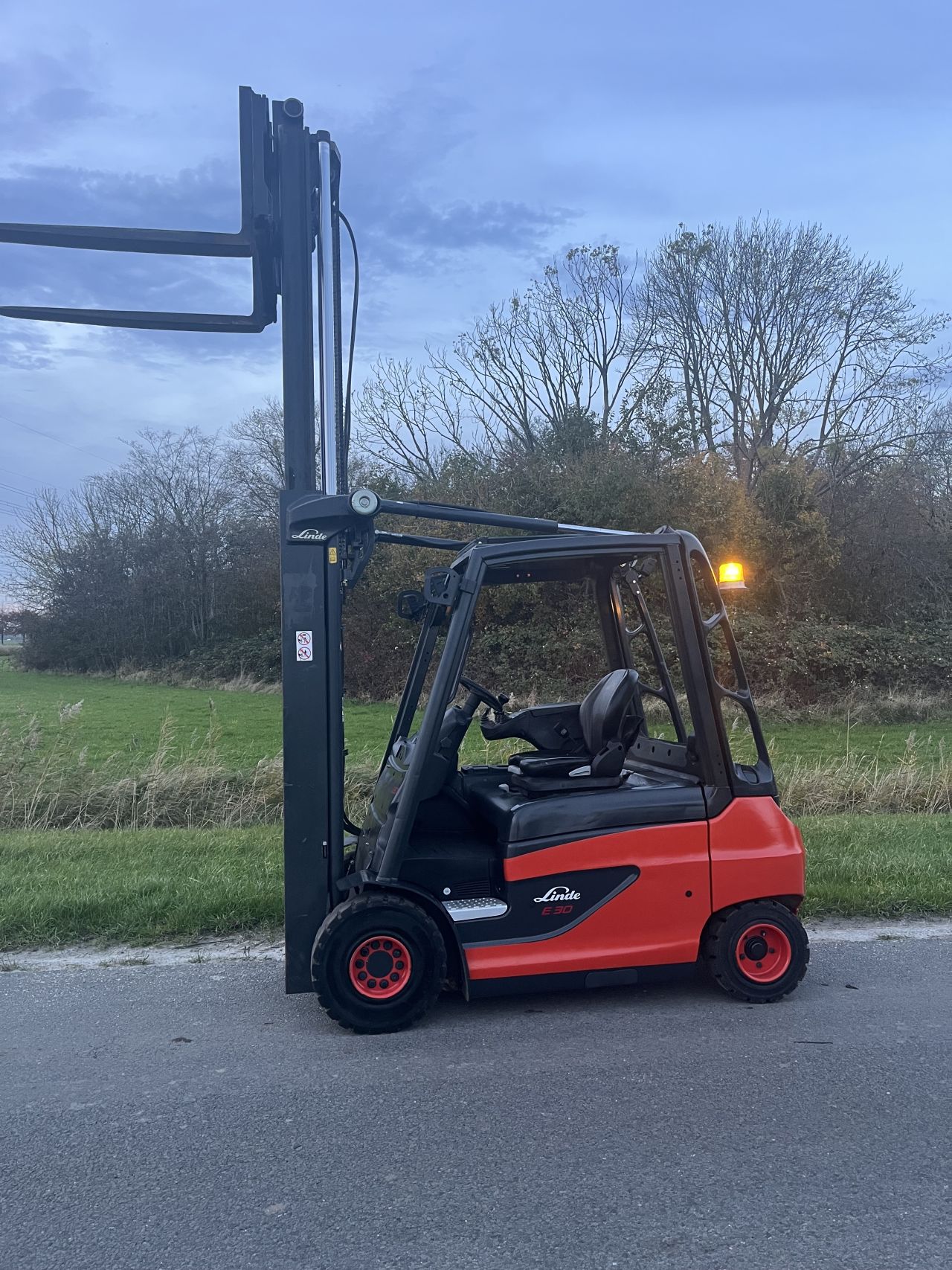 Linde E30-01 elektrische heftruck sideshift