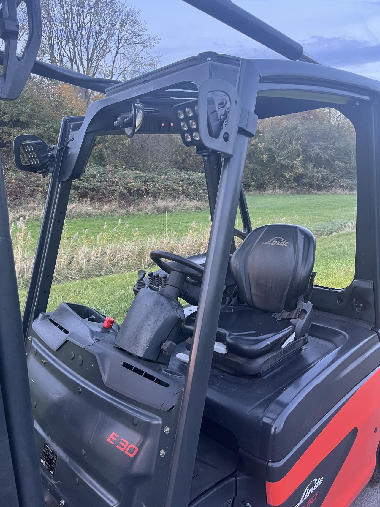 Linde E30-01 elektrische heftruck sideshift