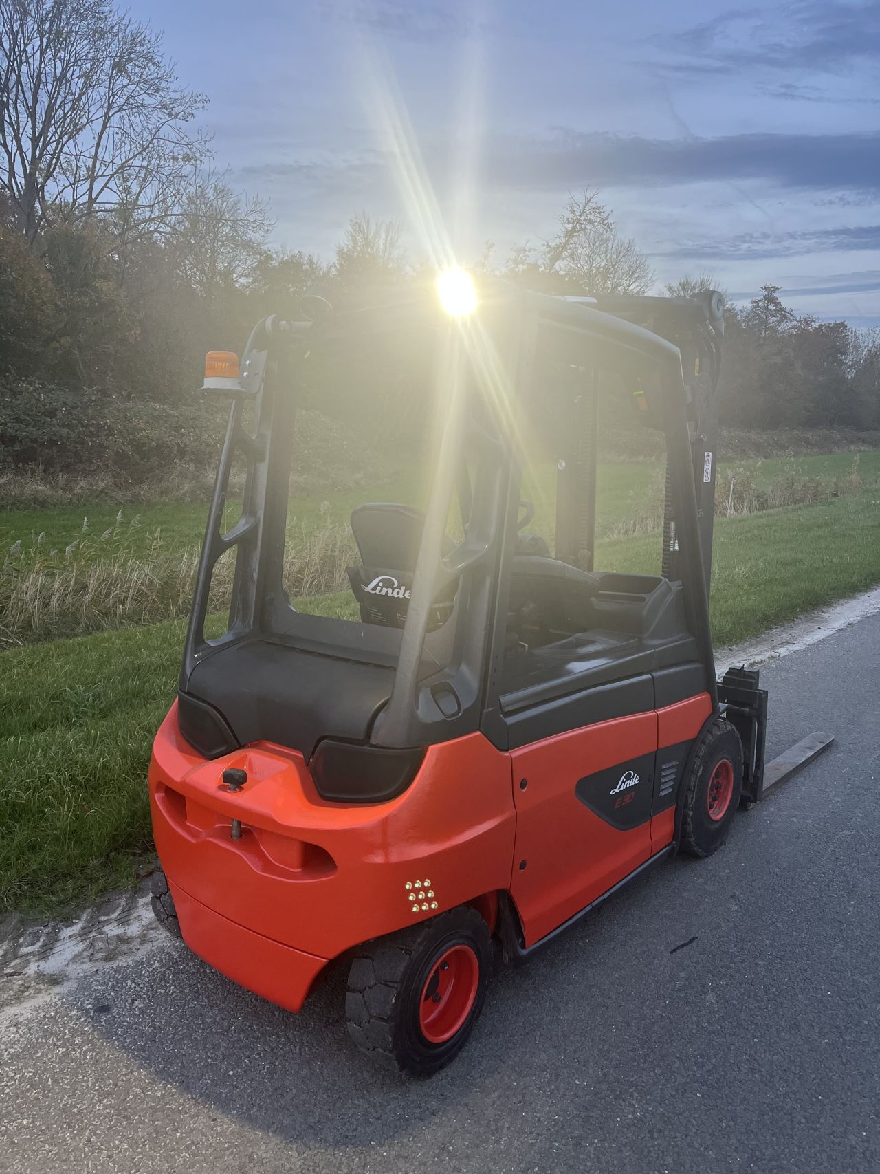 Linde E30-01 elektrische heftruck sideshift